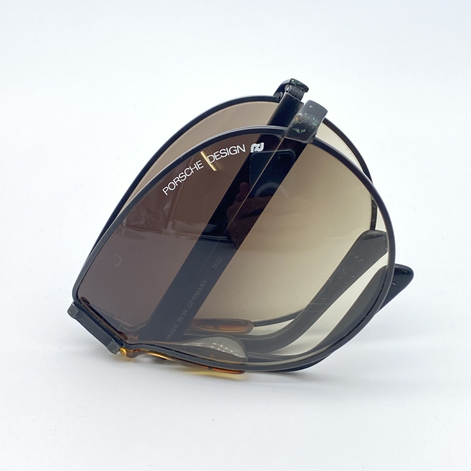 FOLDING SUNGLASSES CORSA PORSCHE DESIGN 5622 VINTAGE 80s GERMANY AVIATOR METAL