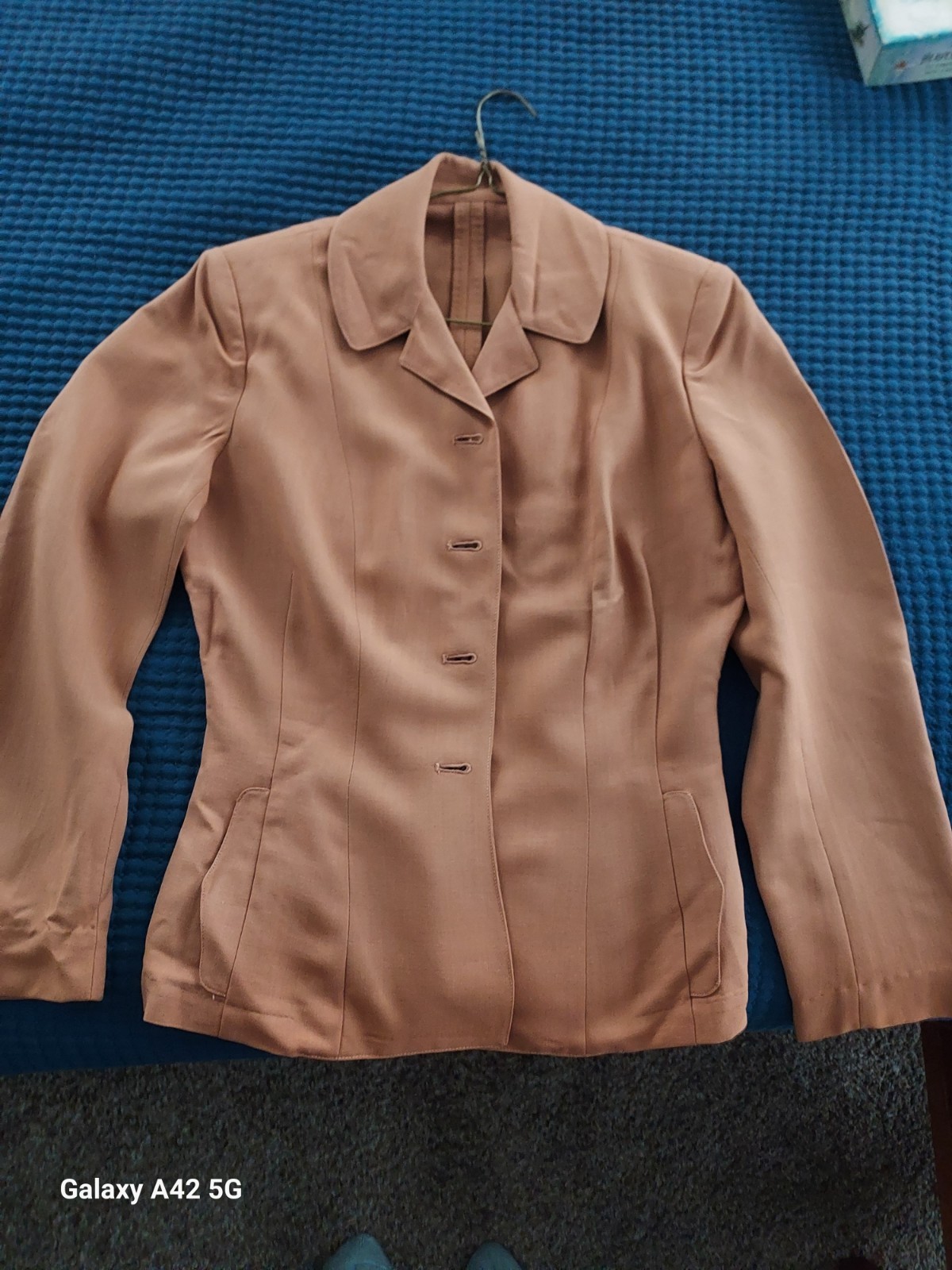 1950’S SACONY “PALM BEACH” LADIES TAN TRAVEL SUIT