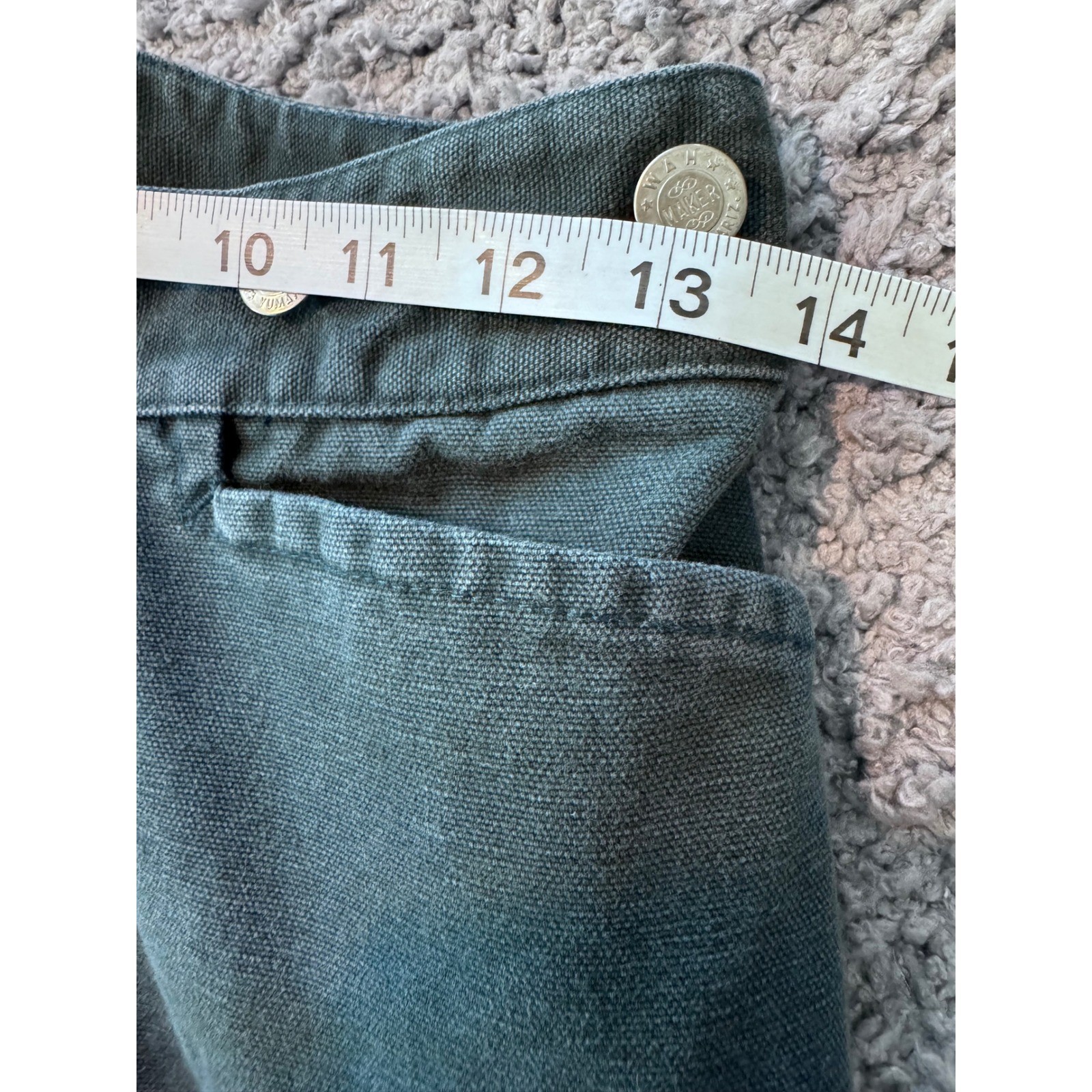 Vtg WAH Maker Frontier Old Western Cut Straight Leg Jeans