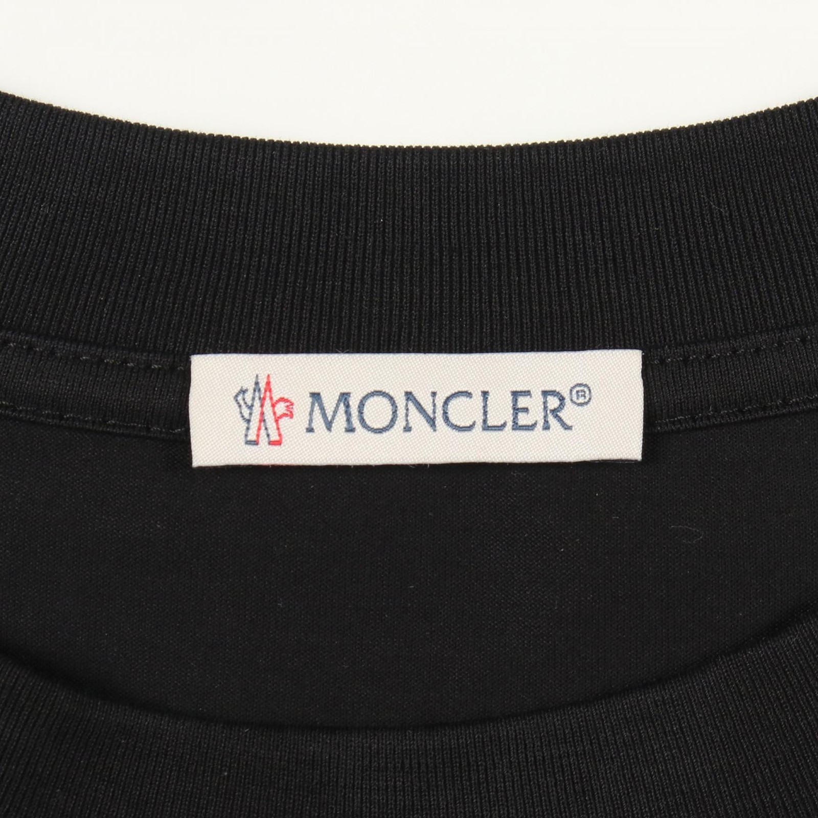 Moncler Sequin Logo Cotton Cropped T Shirt – DUTY FREE
