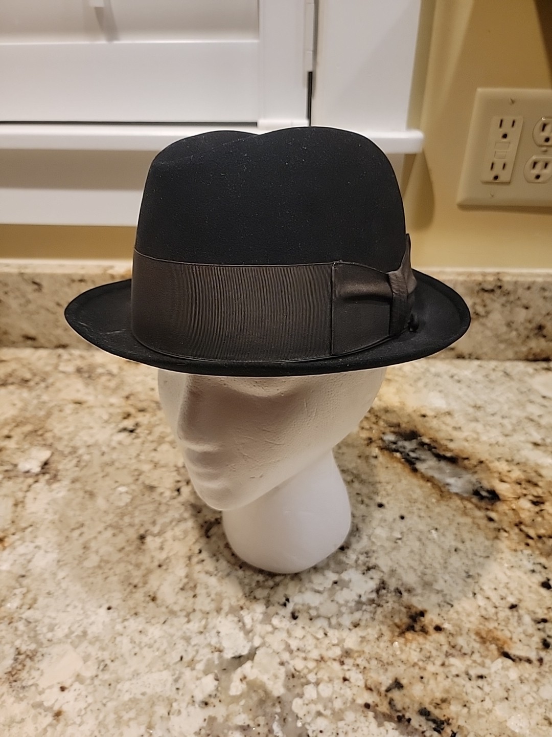 VINTAGE FEDORA HAT 3X BEAVER PANTKE HARTKE MILWAUKEE Hatters For A Century SZ 7