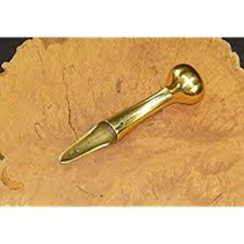 Solid Brass Head Hame Ball Handle for Walking Stick Vintage Cane Handle Only