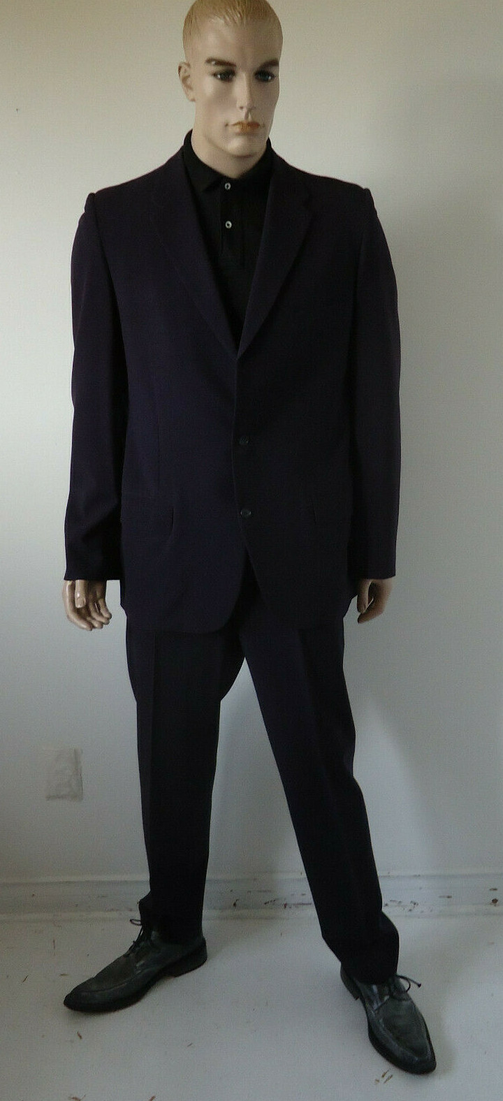 vintage mens 60s three button SUIT SAMUELSOHN for HOLT RENFREW 42C 34W