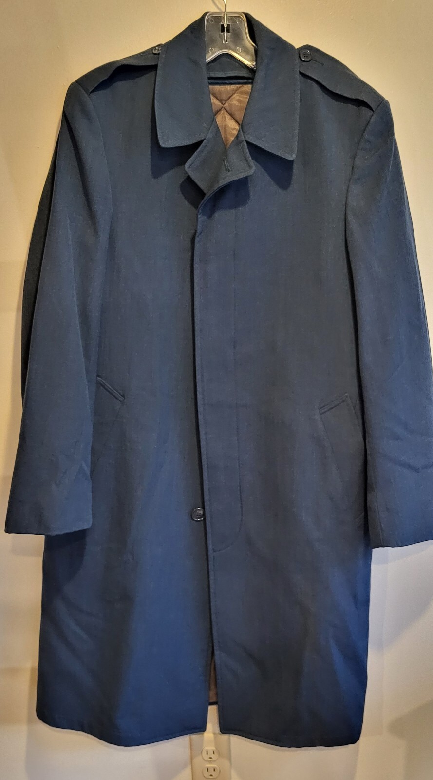 80s VTG Freed & Freed of Canada 100% Wool Overcoat with Liner chest 46 S.D. AIR