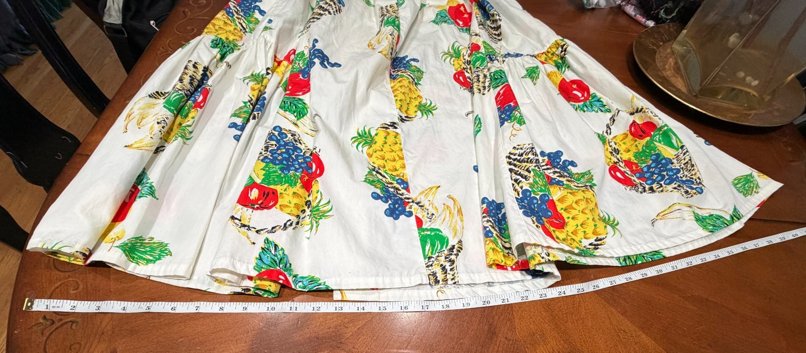 Vintage 1980’s Emanuelle Fruit Basket Print Skirt