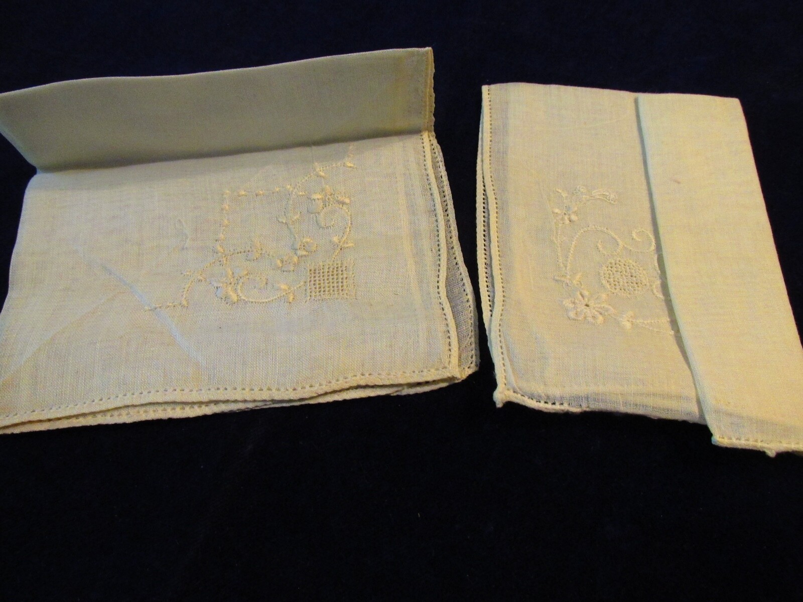 Vintage Hanky 15pc LOT All with Embroidery Ua5