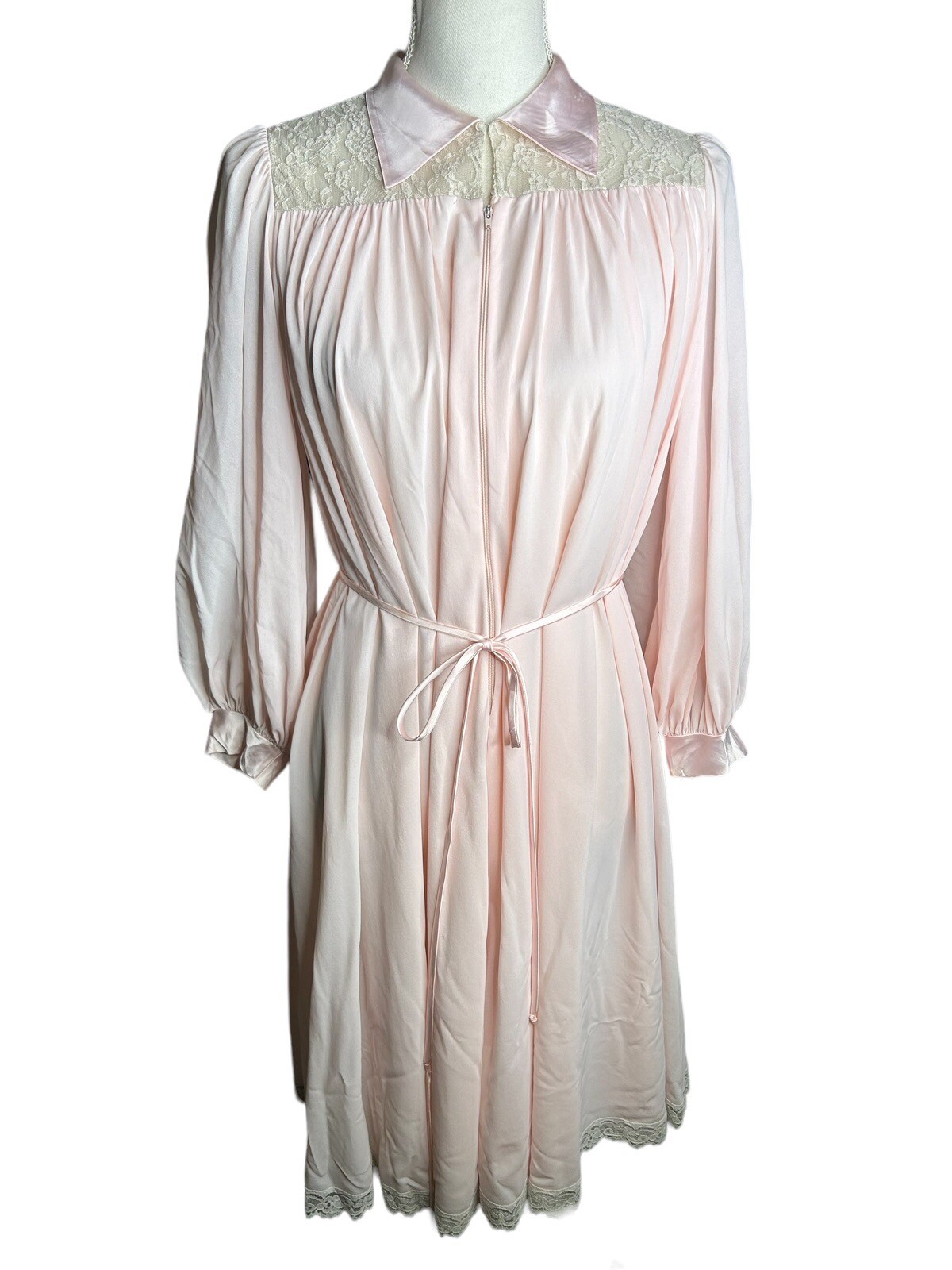 VINTAGE 60s RARE Claire Sandra by Lucie Ann HOLLYWOOD Peignoir Robe Sz Small