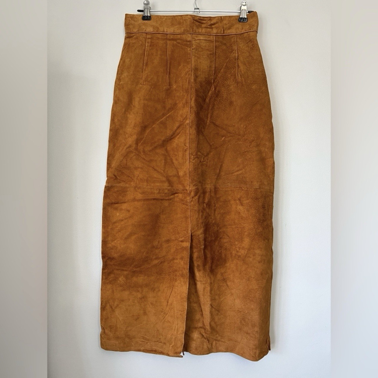 Vintage Bagatelle Arlington Avenue Leather 2 Pc Skirt Suit Top Large Skirt 8 NWT