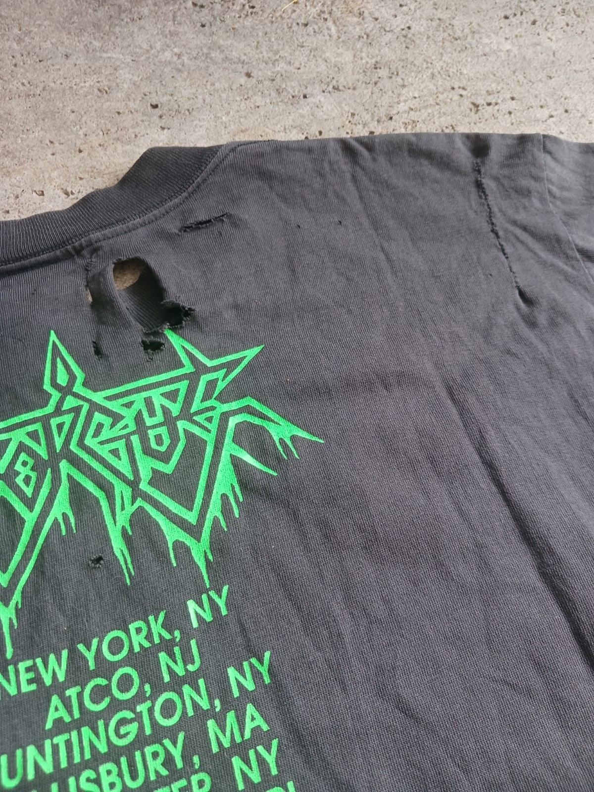 Vintage 90s Morgue Promo Eroded Thoughts Ameican Tour 1993 Oldschool T-Shirt L