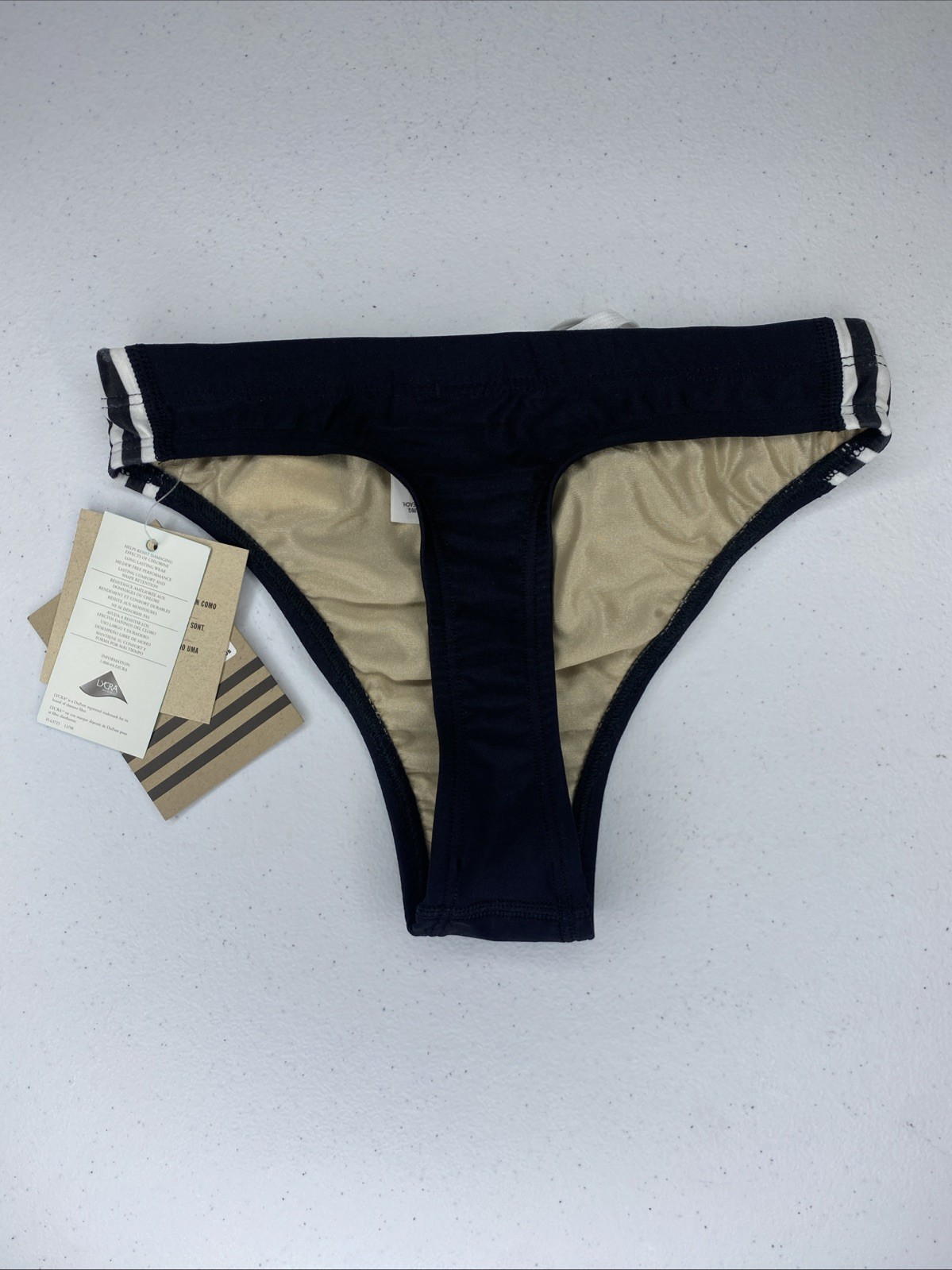 Modified Vintage Adidas Black 3-Stripes Men’s Thong Bikini Size 28