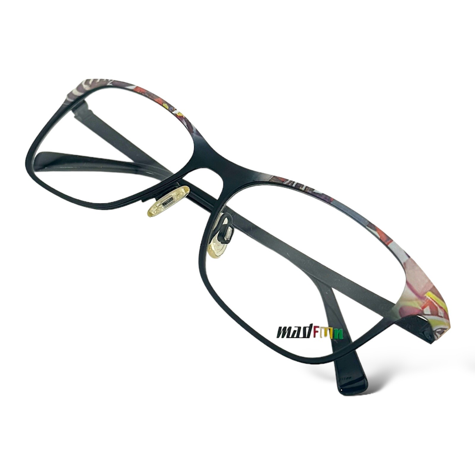 Authentic Mad Italy Eyeglasses Mad Fun 52mm Frame Specs NOS Eyewear Colorful