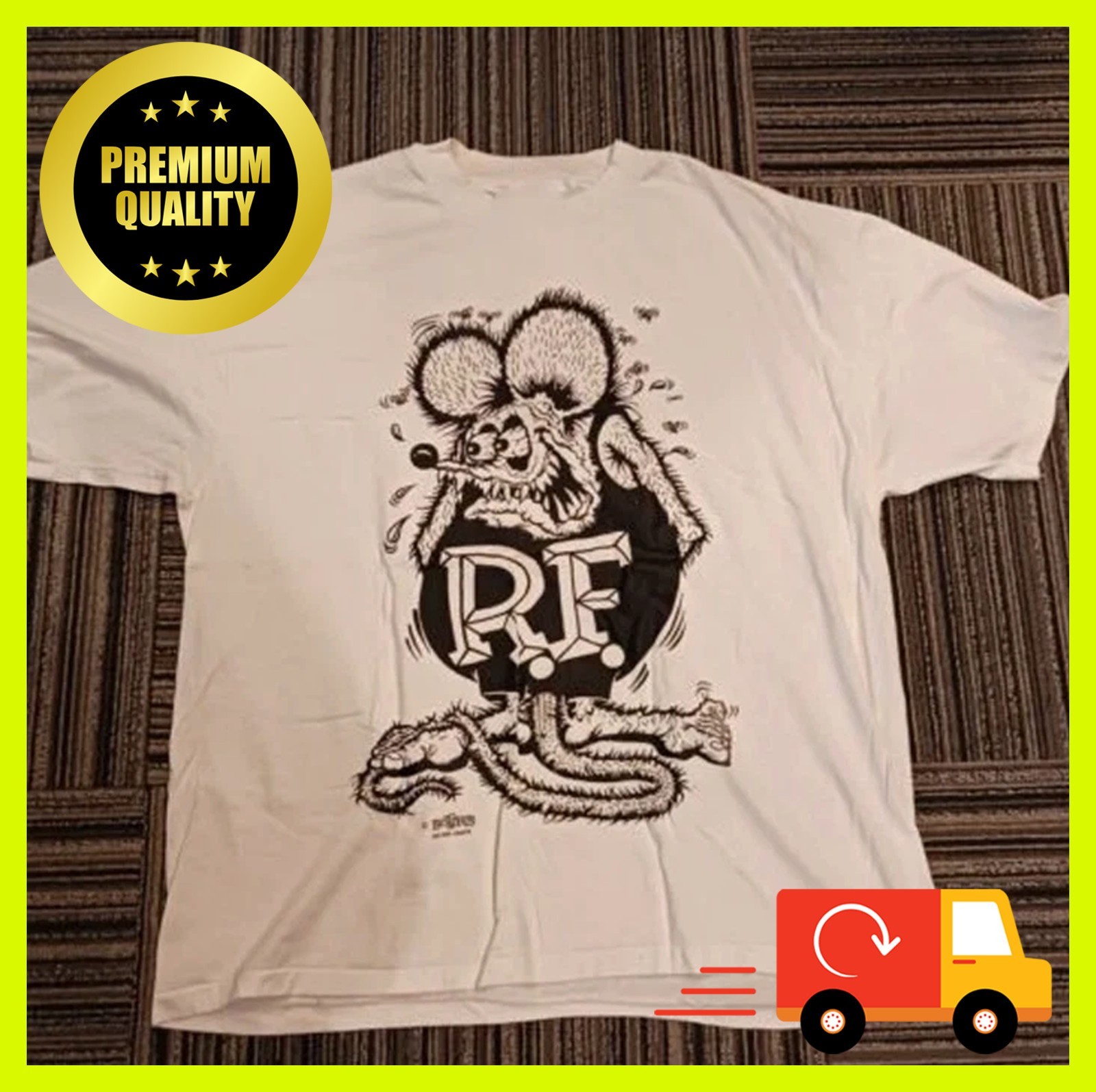 Rat Fink Ed Roth Ed roth T-Shirt White All Size NP379SH