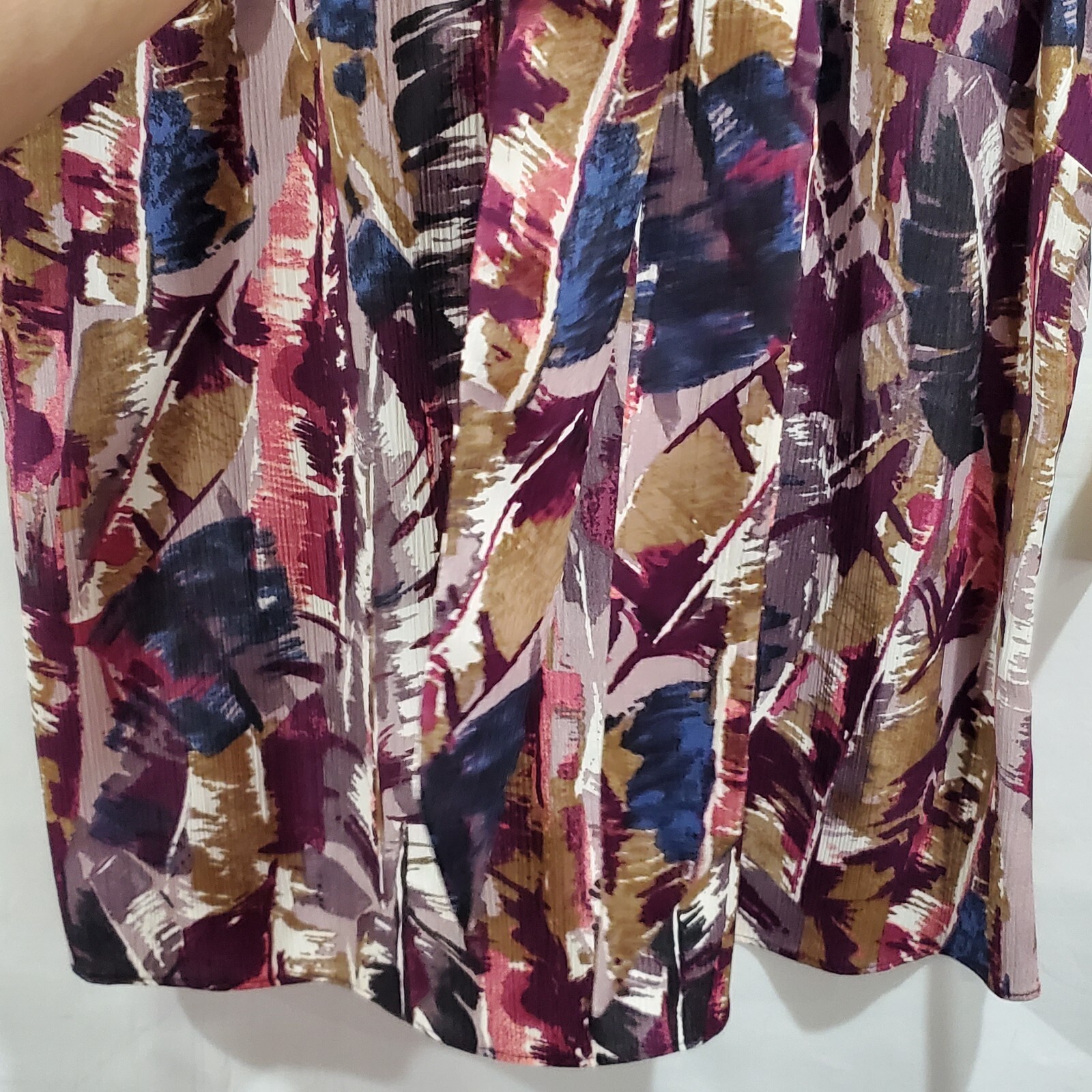 NWT Vintage Y2K Judith Hart Moulin Rouge Purple Plum Sleeveless Blouse Large