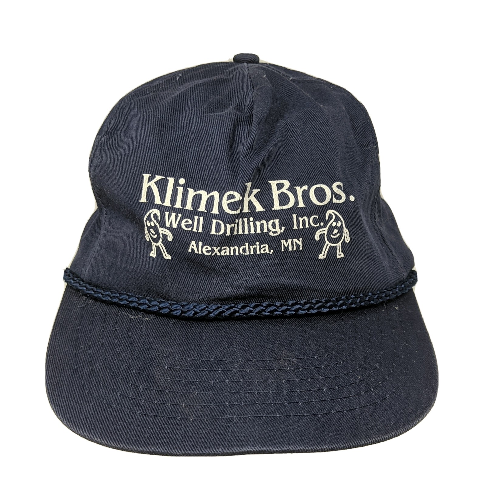 Vintage Klimek Bros Well Drilling Inc, Alexandria MN, Blue Snapback Hat