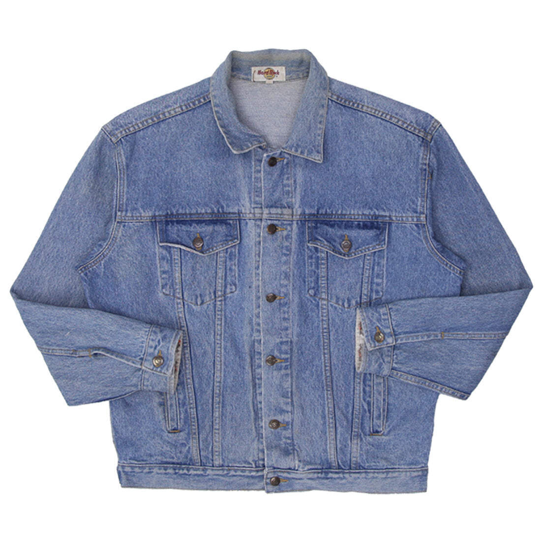 Vintage Hard Rock Café Denim Jacket ” Save The Planet” Kuala Lumpur 90’s Unisex