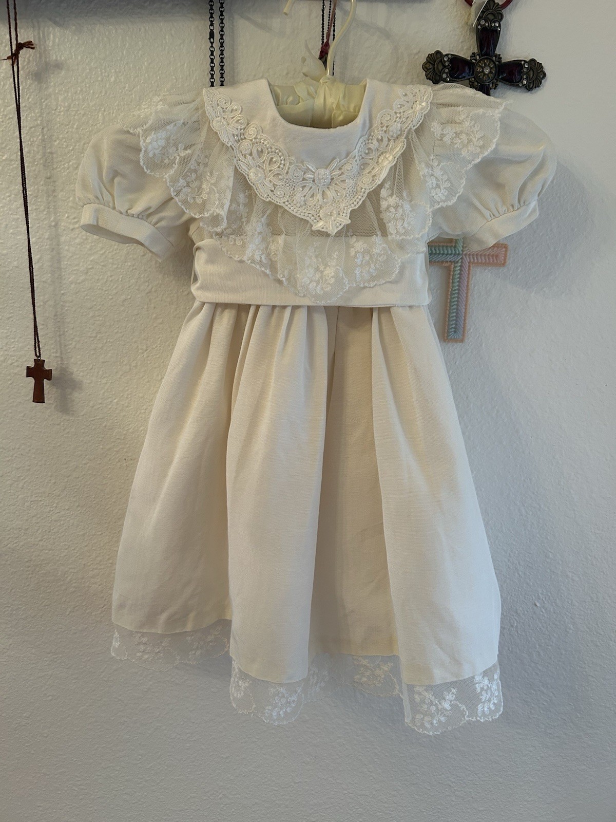 Vintage Sylvia Whyte Saks Fifth Ave 3T Dress With Lace