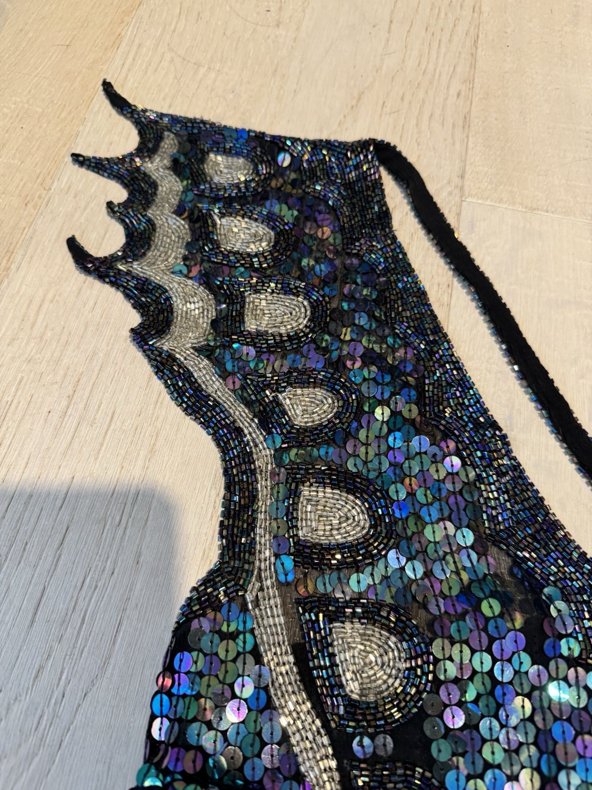 Beaded Sequin Top Vintage 1980’s XS