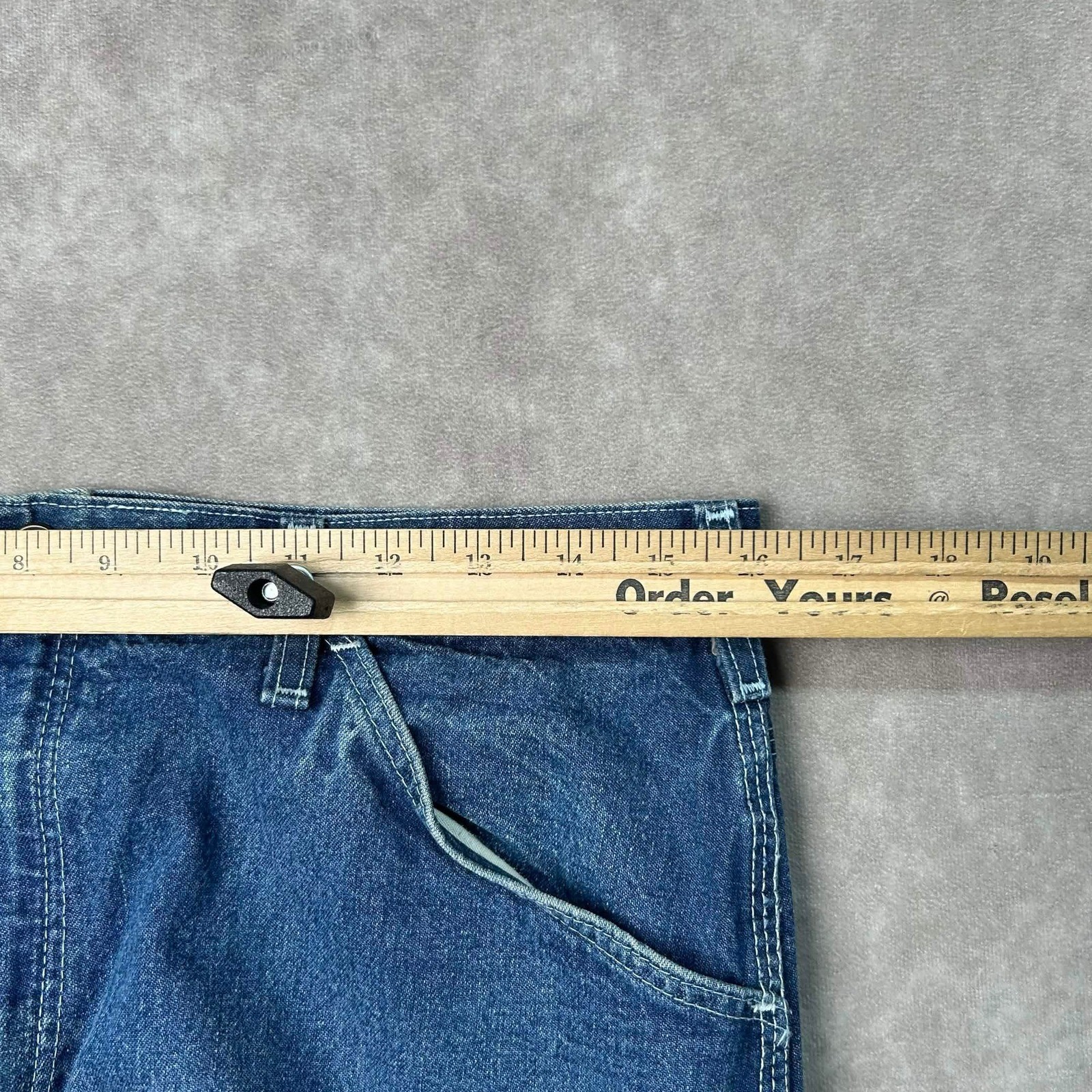 Vintage Dickies Carpenter Jeans Mens 32×32 Blue Denim Straight Leg Work Pants
