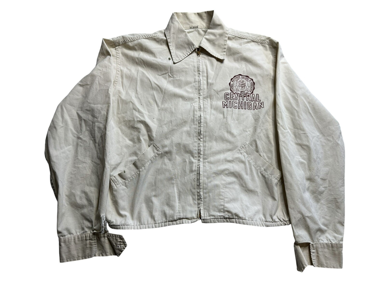 60s VINTAGE 1960s CHAMPION TAG BARRACUDA JACKET Michigan L