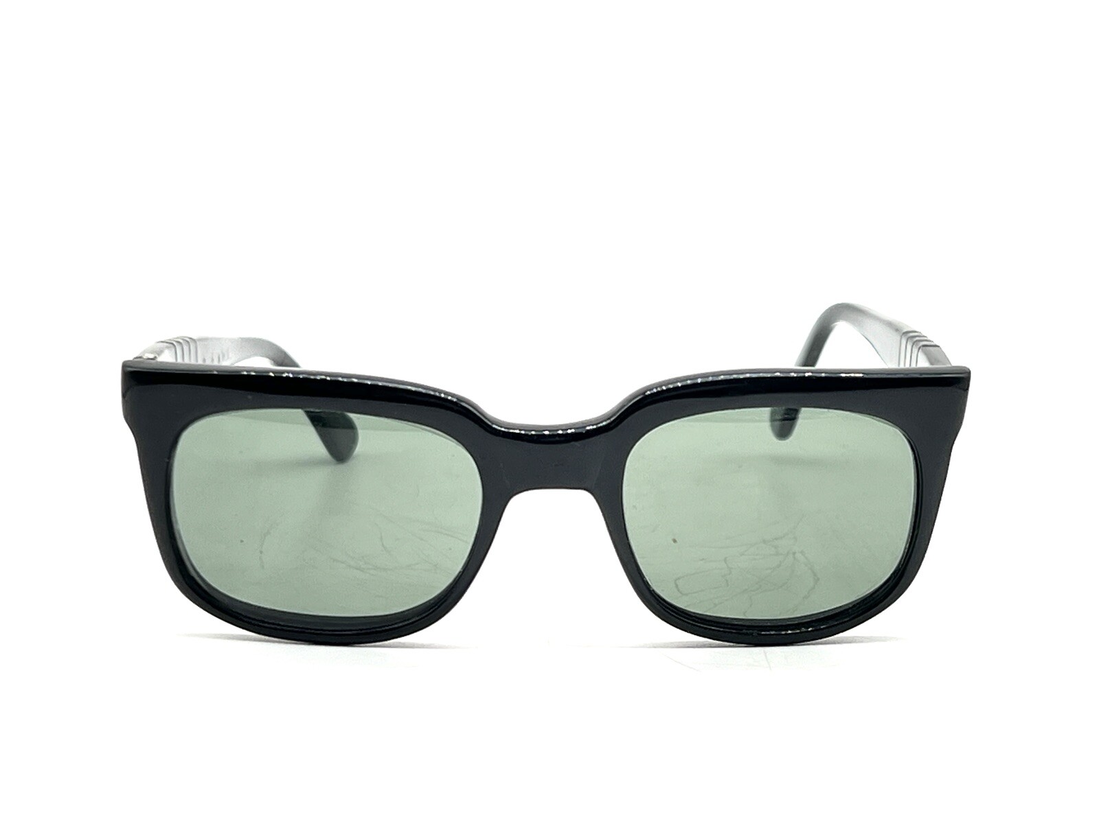 PERSOL RATTI Meflecto “6235” Vintage Sunglasses Man’s Frame Black Acetat