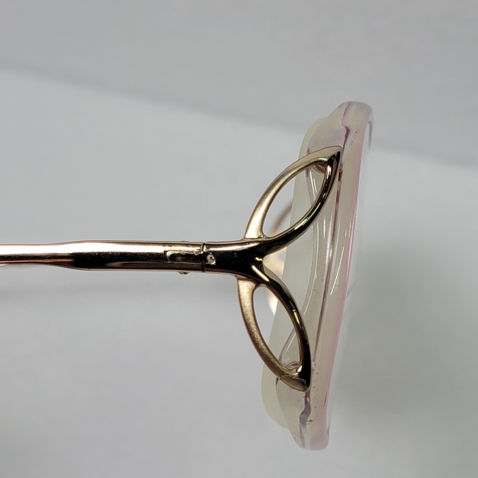 VTG BerDel Sferoflex RITA Cristallav Eyeglasses Frame Italy 1/25 Gold Filled