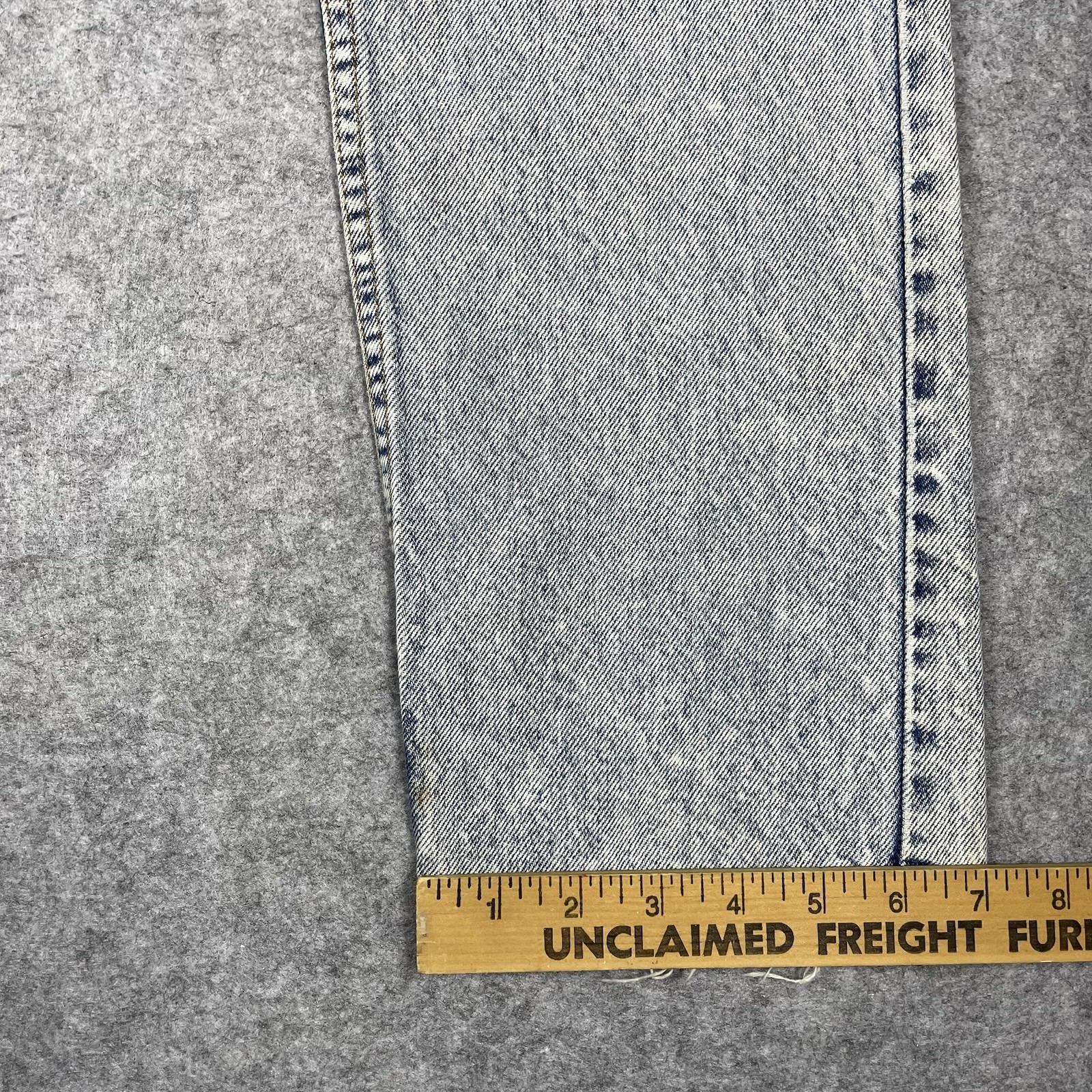 Vintage 80s Levis 505 USA Made Light Wash Jeans 30×32 Thrashed Grunge Cut Waist