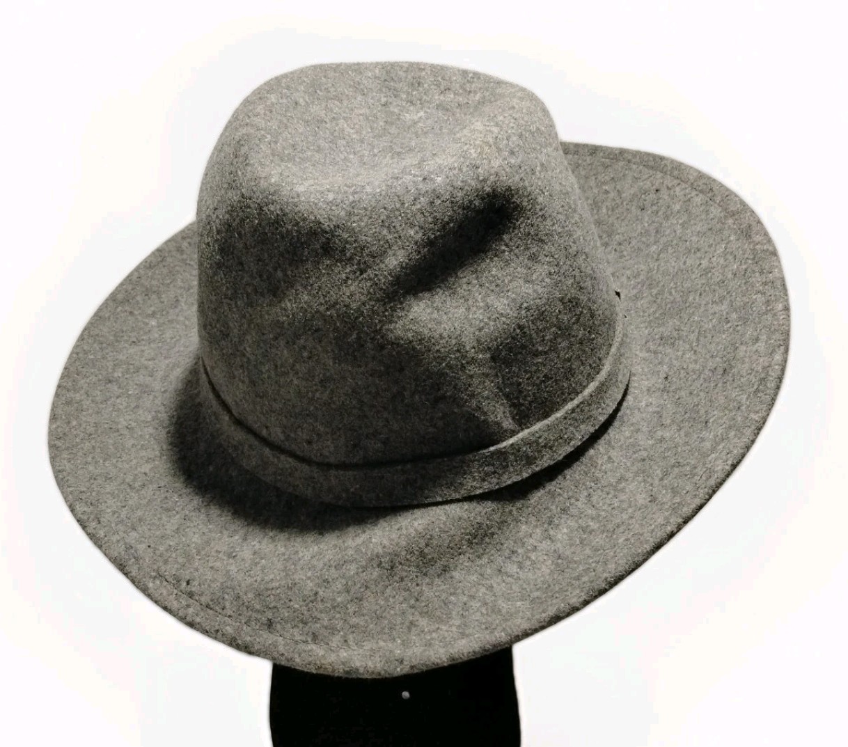 TWO Vintage Bollman Woman’s Doeskin Felt 100% Wool Hats – Tan And Gray