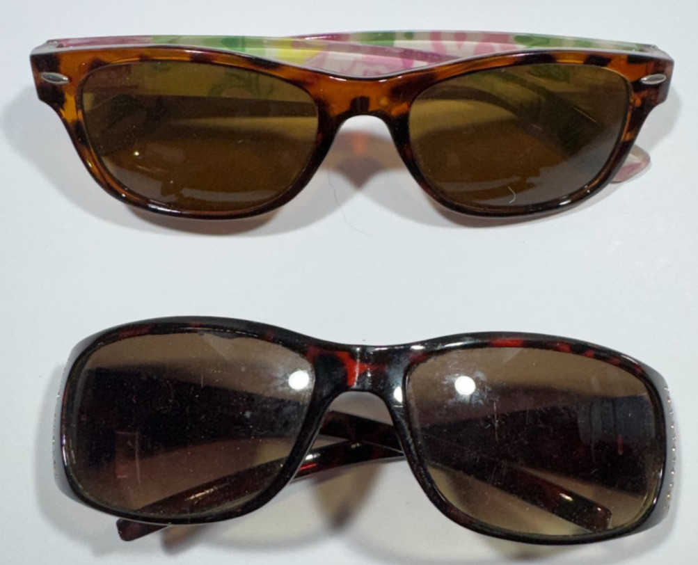 VTG. 5 Pc. Lot Assorted Grab Bag Sunglasses Liz Claiborne, Zenni, Solar Accents