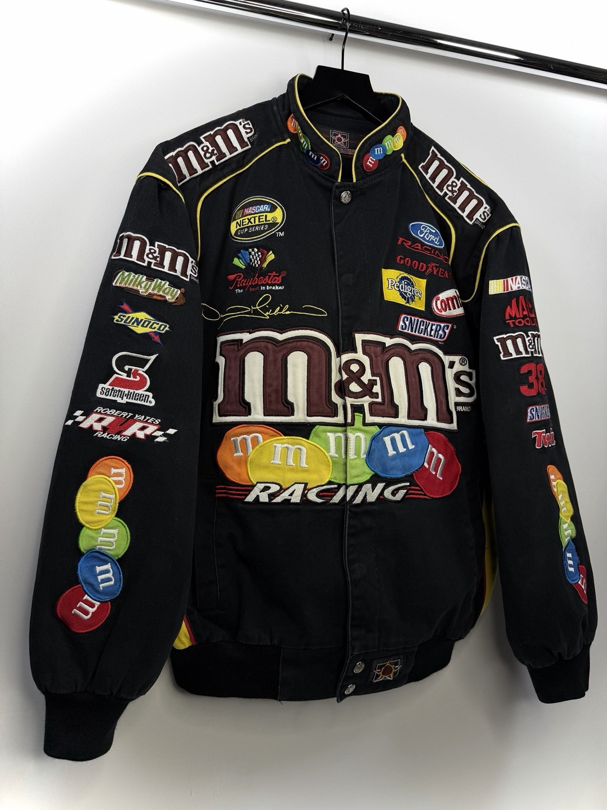 Vintage Jeff Hamilton M&M Nascar Racing Jacket
