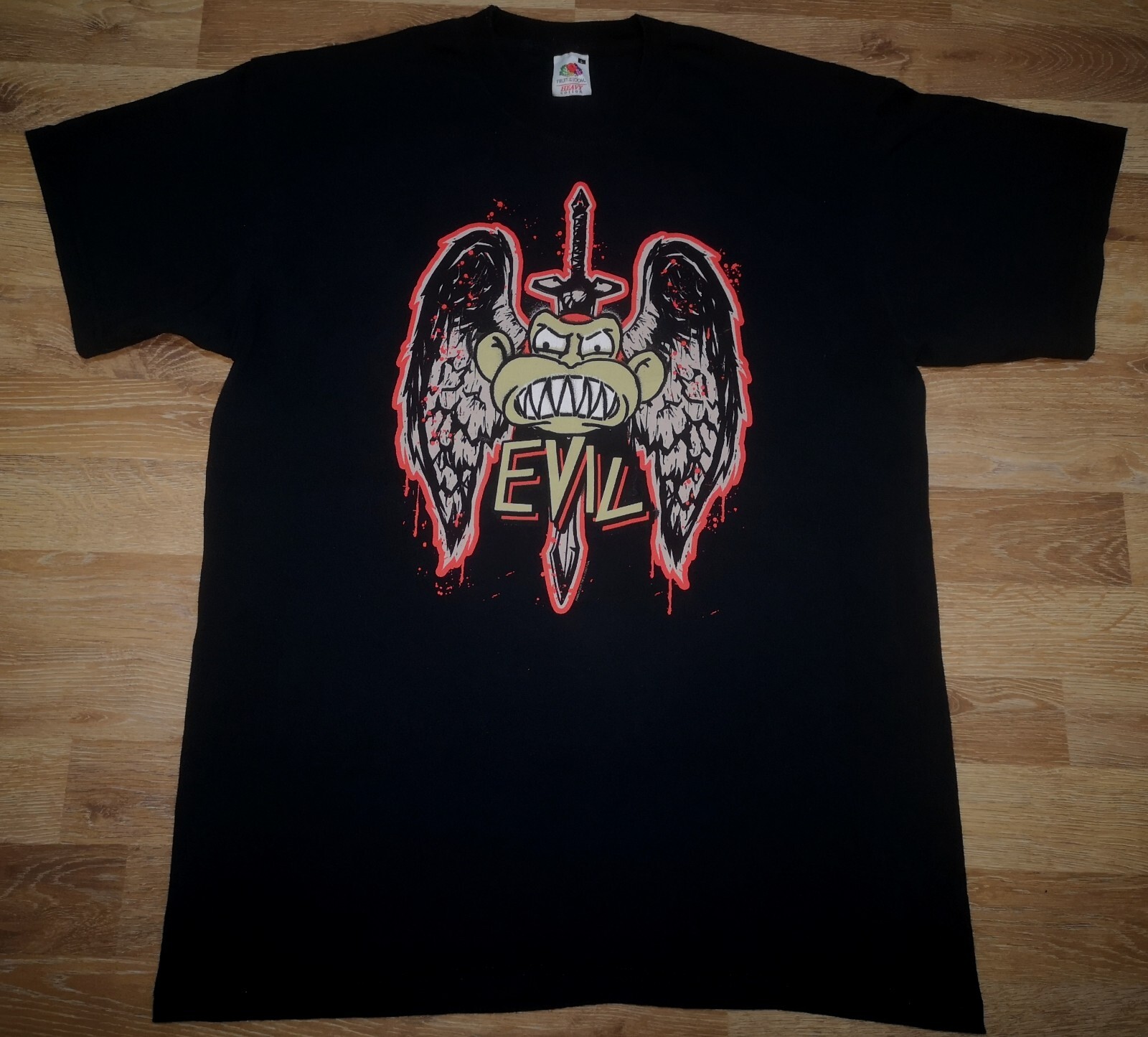 Vintage OG FAMILY GUY Sitcom Comedy TV Series Evil Monkey 2007 Fox Promo T Shirt