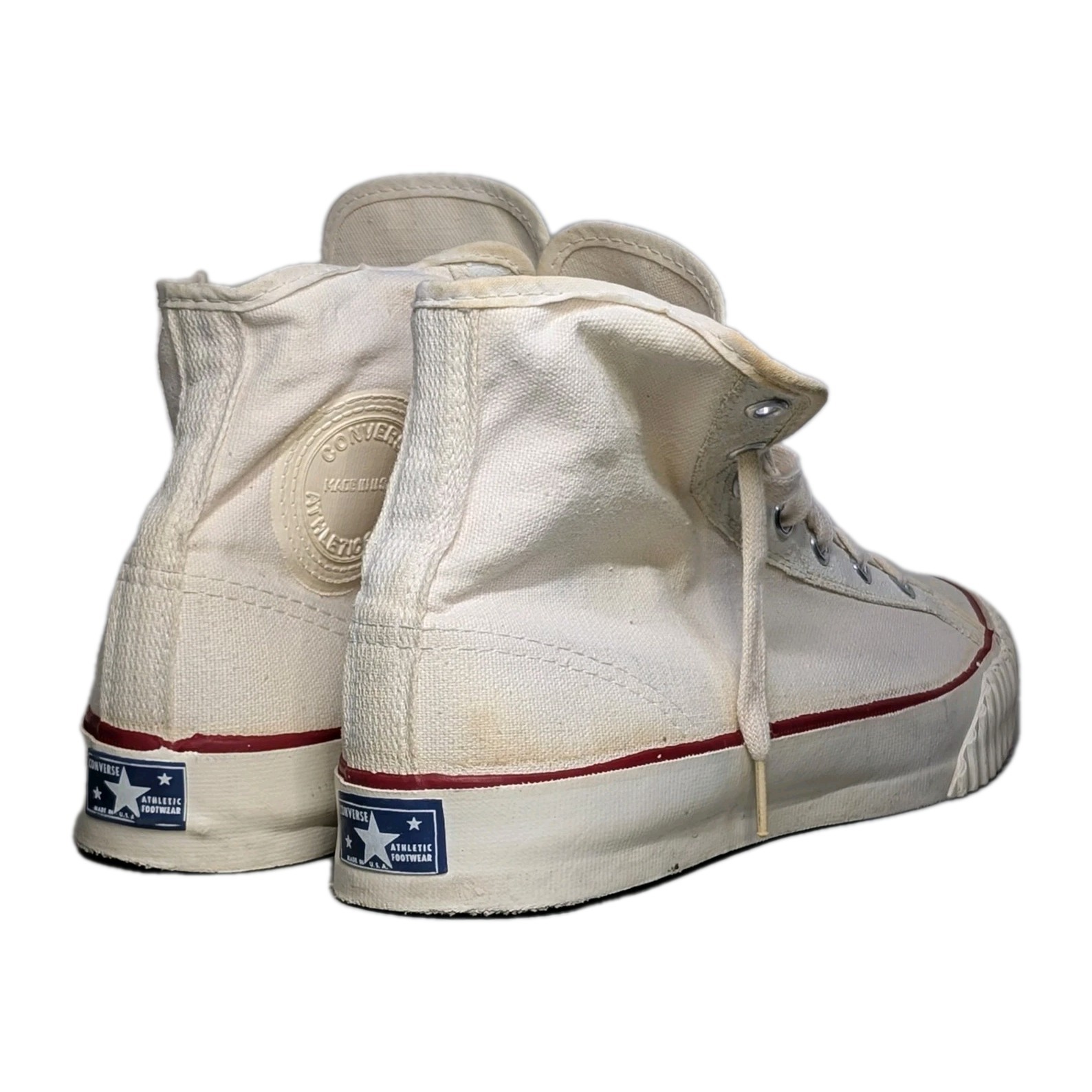 Converse Athletic Shoes Men’s USA Ribbed Toe Soft Cushion Arch Hex Soles 8.5