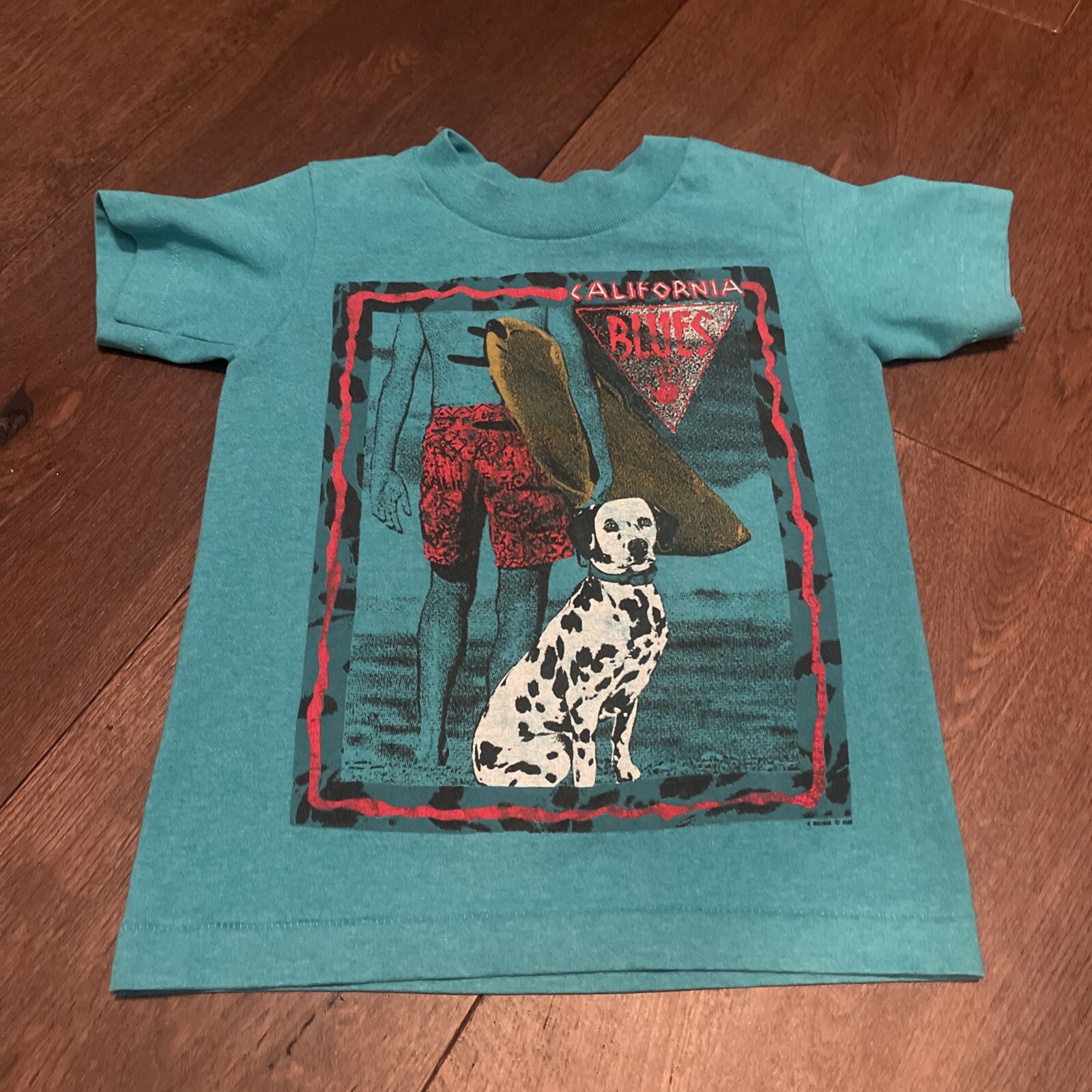 Vintage California blues Dalmatian sublime T-Shirt Single Stitch 2 4 Graphic