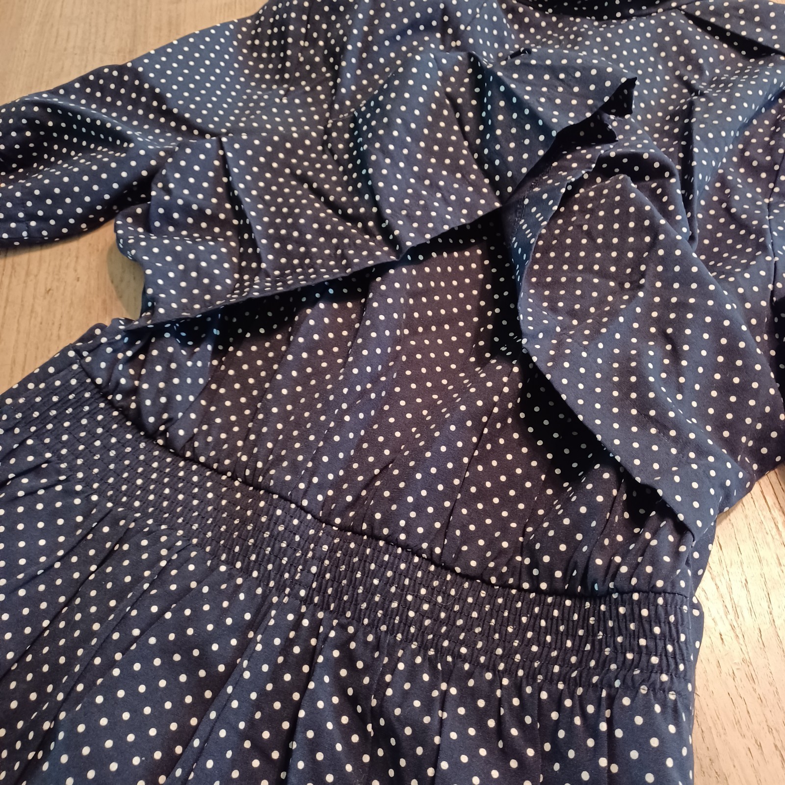 VINTAGE 90’S KATHIE LEE POLKA DOT ROMPER/DRESS SIZE 12