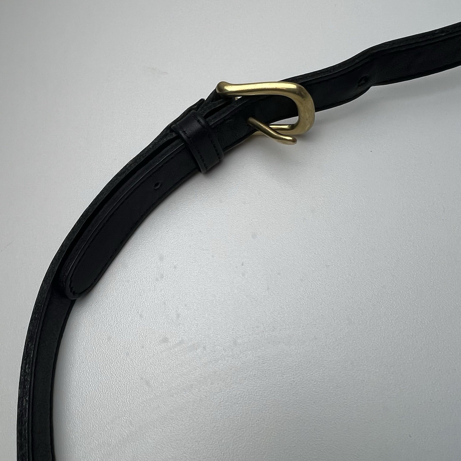 Vintage Black Coach Willis Bag 9927 Crossbody & Top Handle Purse Loose Stitching