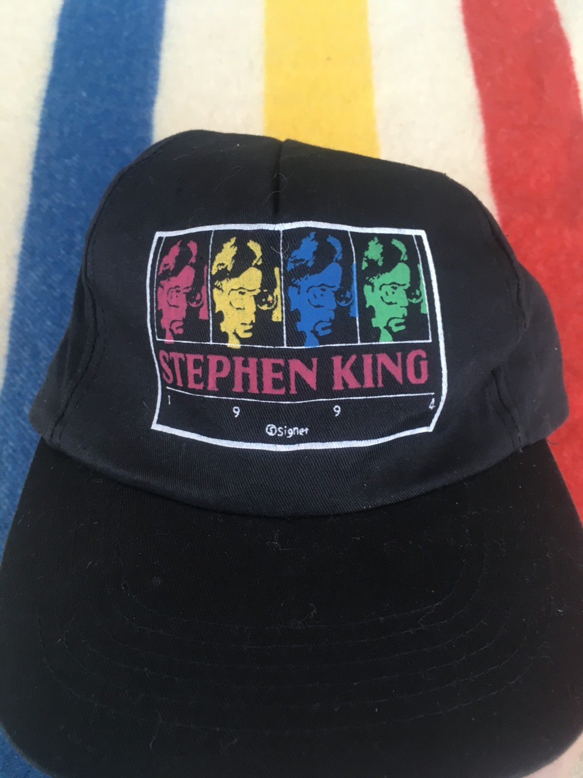 Vintage 1994 Stephen King Signet Warhol Nightmares & Dreamscapes Snapback Hat
