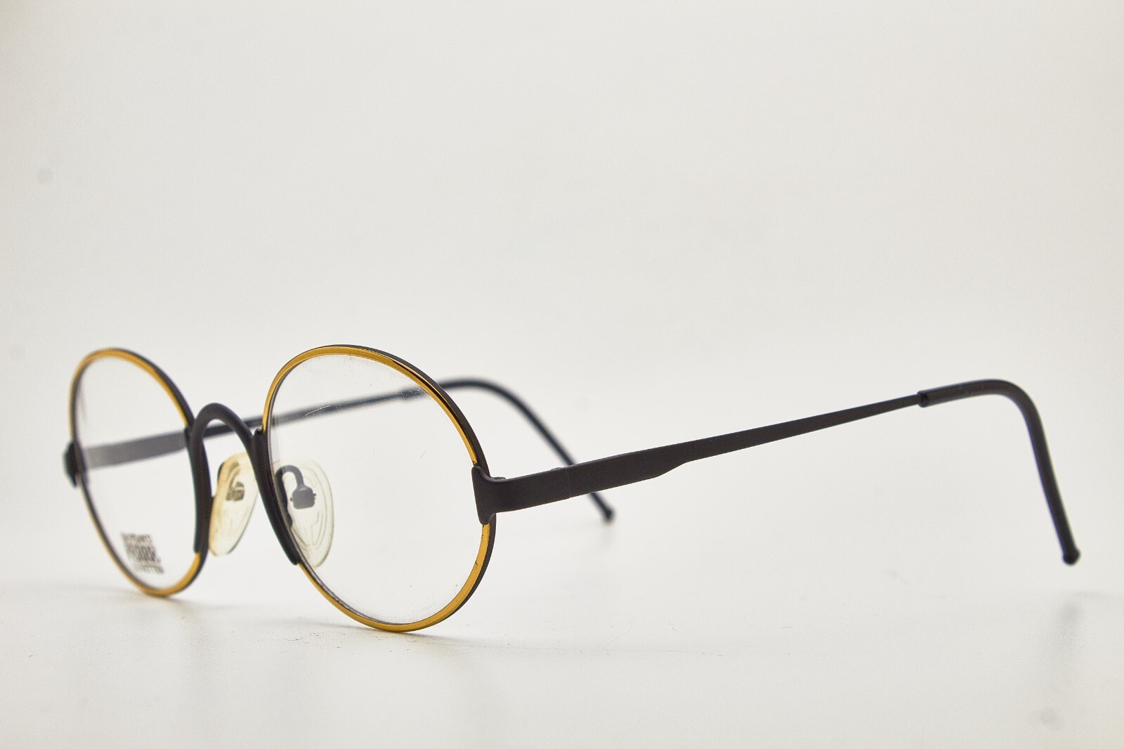 Vintage GIANFRANCO FERRE Slim Metal Oval Eyeglasses 90s | Office Siren Old Money