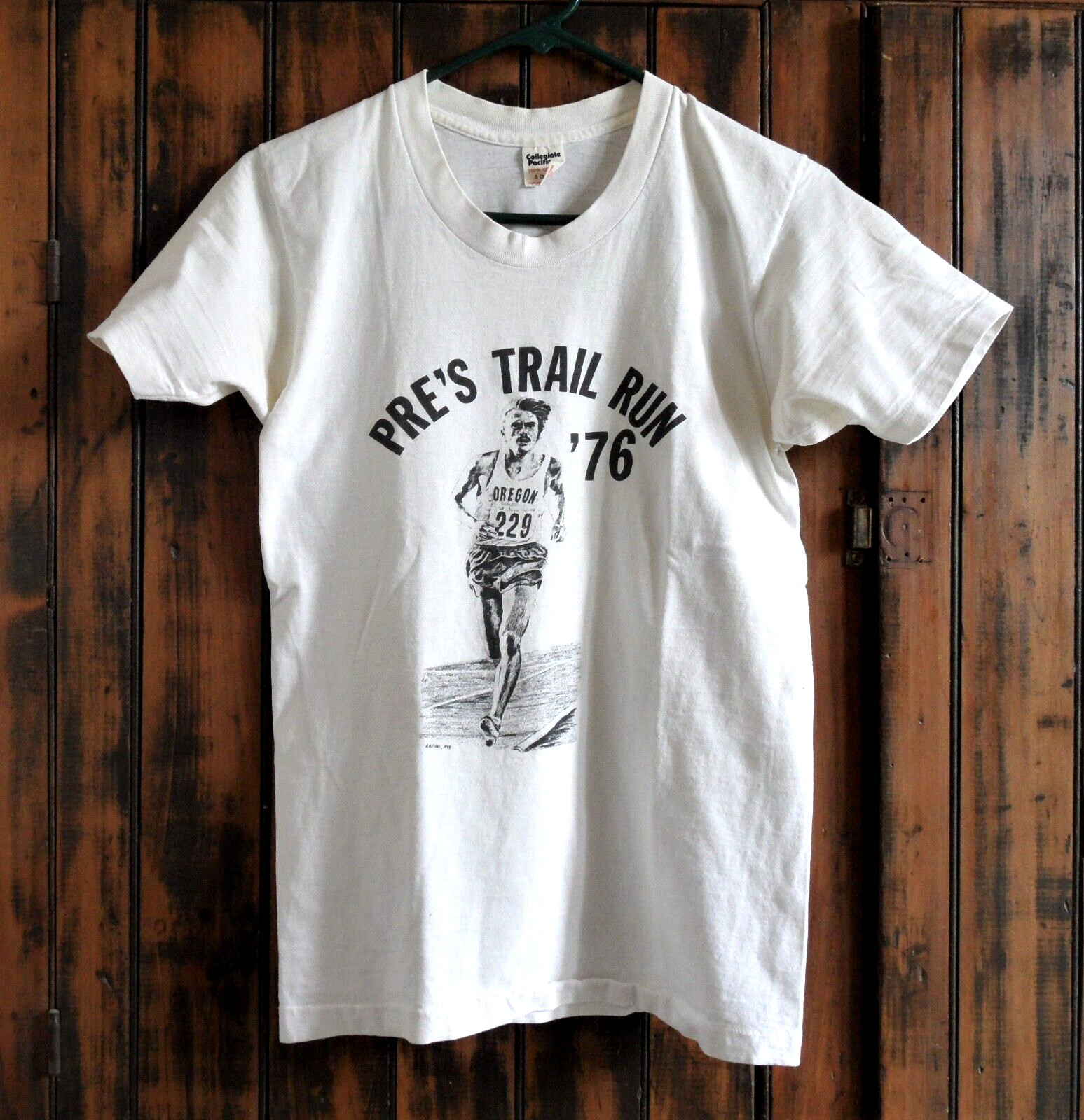 orig. 1976 Steve Prefontaine **PRE’S TRAIL RUN** Vintage Nike T-Shirt, RARE!!!