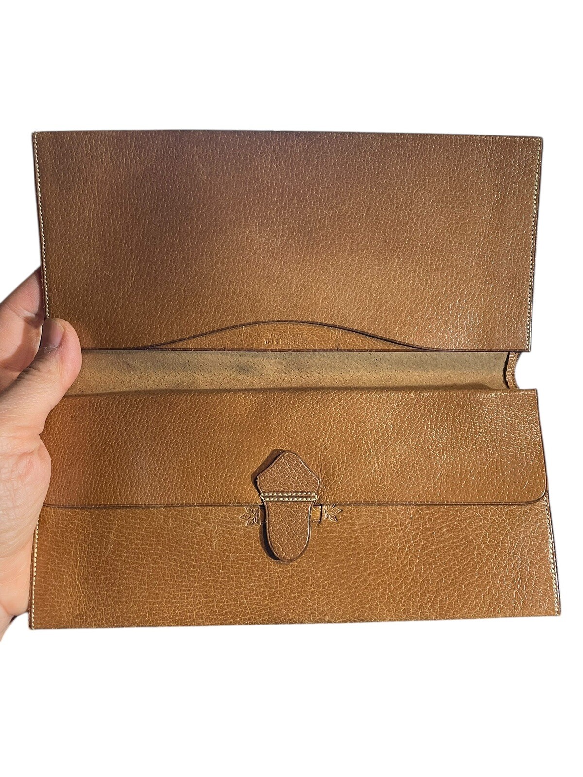 Vintage English Genuine Pig Skin Warranted Wallet Purse Great Craftsmanship