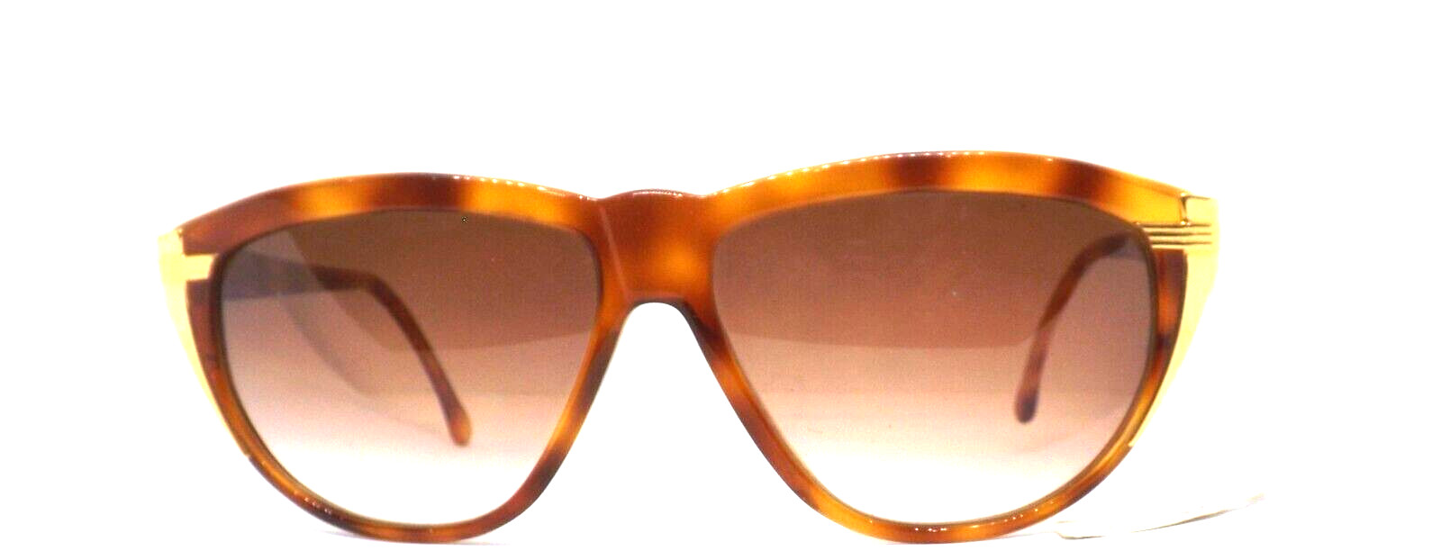 MARTA MARZOTTO Women Plastic Sunglasses 80s Vintage Brown New