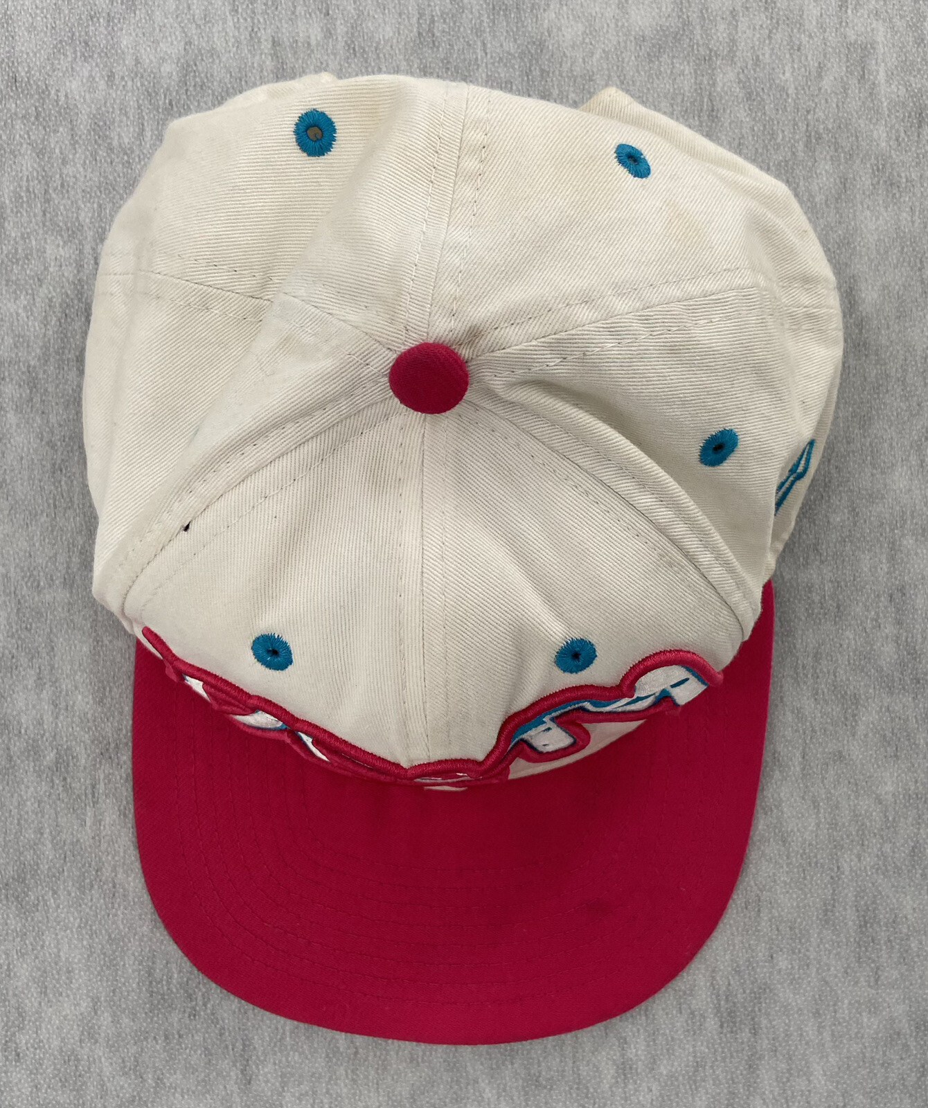 VINTAGE Style New Era DIRTY Snapback Adult Hat Graffiti Pink Blue Cap Men Cotton