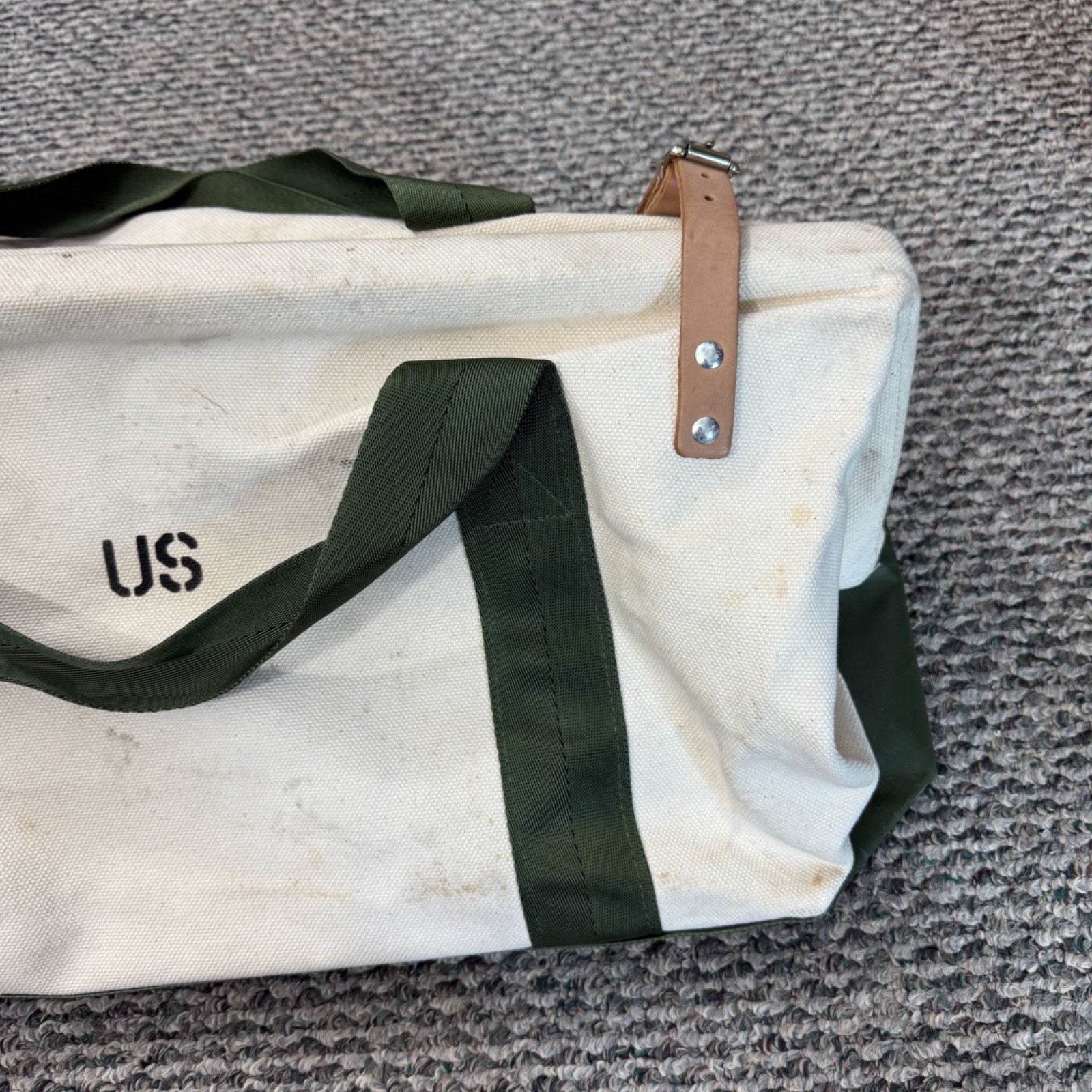 Vintage US Marked Luggage, Money, Tool Canvas Carry Bag, Mail Bag 1950s – 60s
