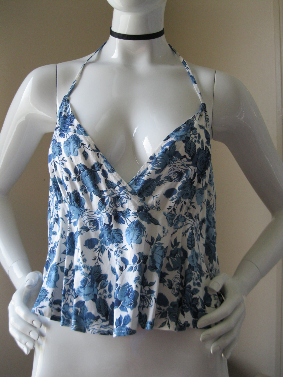 Vintage 90’s New Frederick’s of Hollywood Flower Halter Top. *Rare* Size M USA