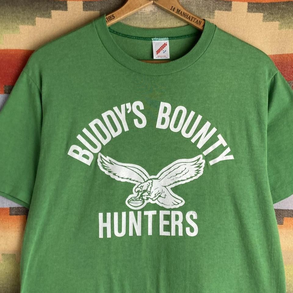VTG 80s Buddy’s Bounty Hunters Philadelphia Eagles NFL Football T-shirt Large