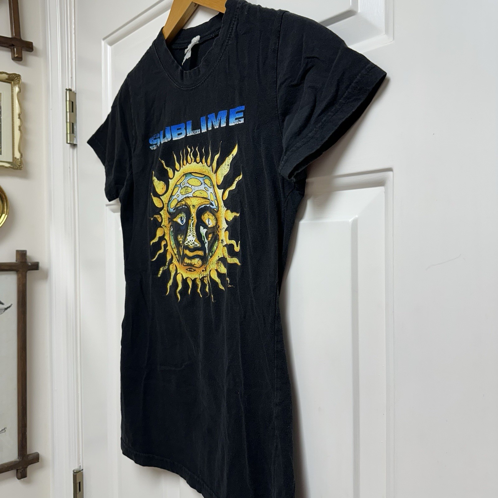 Vtg Sublime 40 Oz To Freedom Sun Logo Tee Shirt Black S 90s Y2K Band Tee RARE