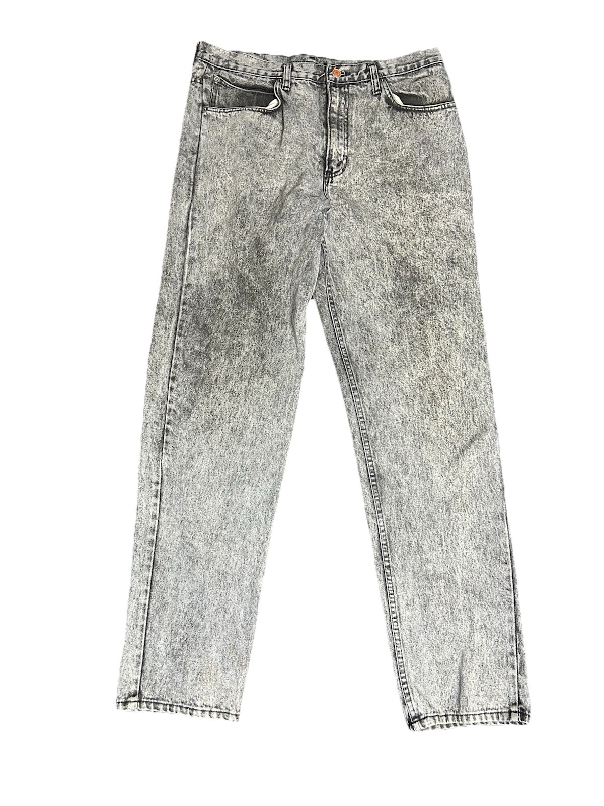 VTG Brittania Men NA Faded Denim Gray Jeans Streetwear Grunge Punk Rock Retro