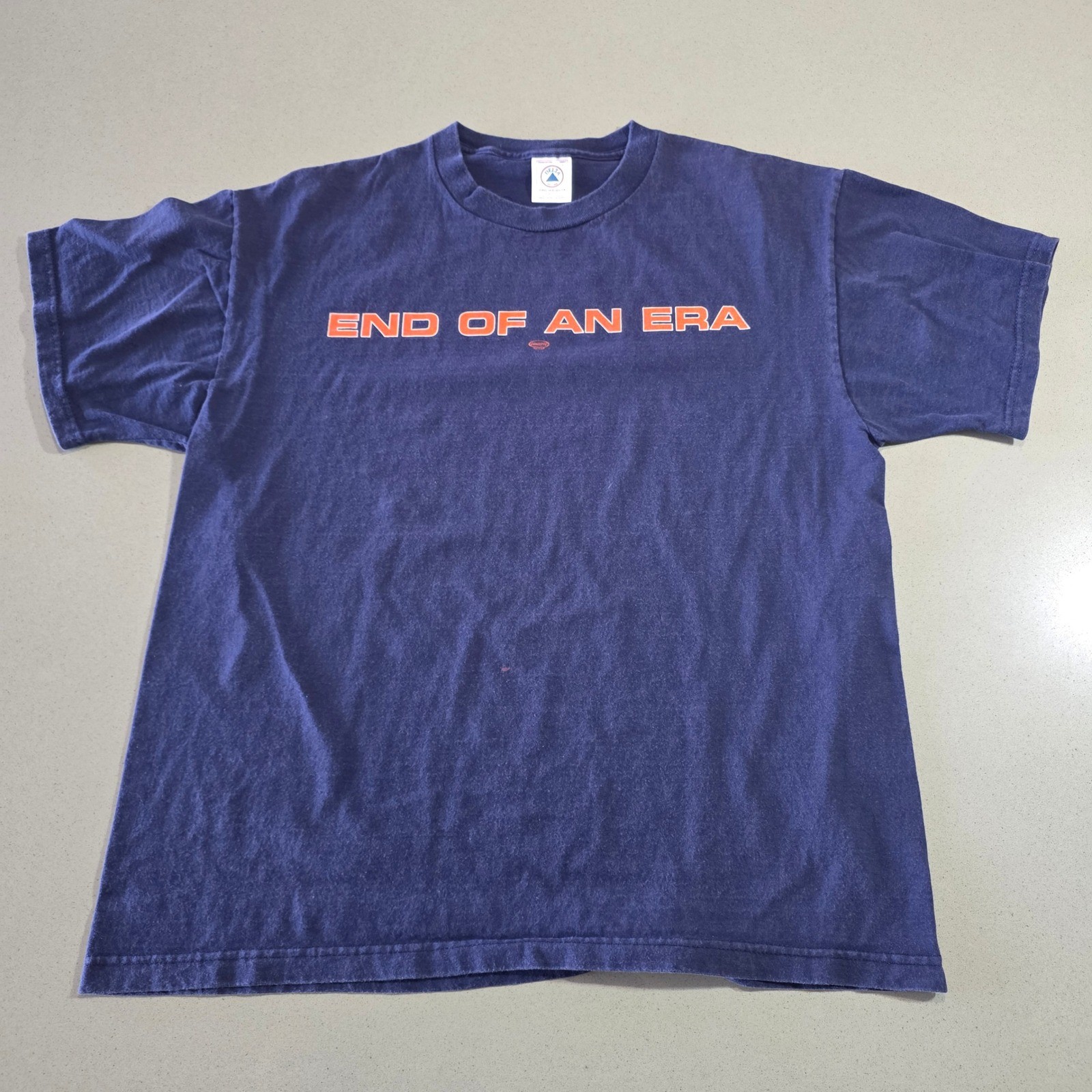 Vintage Delta Mile High Stadium Final Season T-Shirt Mens Large Navy 1948-2000