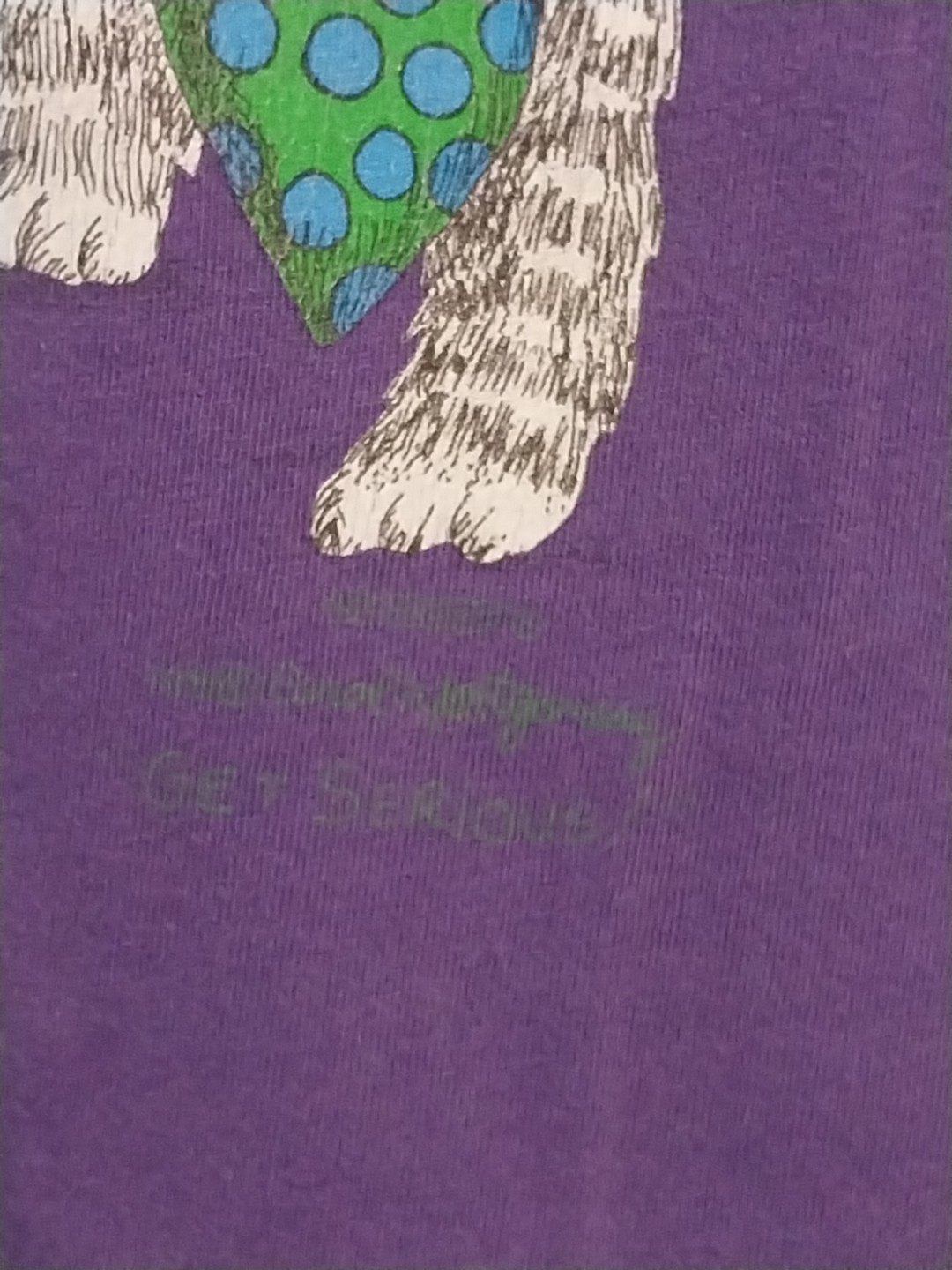 Vintage 90’s Get Serious CAT SHIRT Three Cats In Glasses and Ties XXL Cartoon