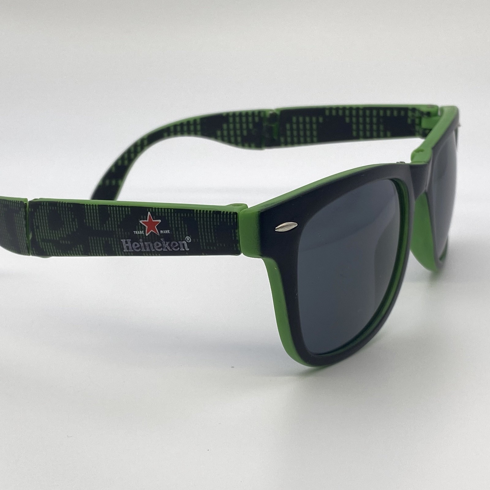 TOP SUNGLASSES HEINEKEN FOLD VINTAGE 80-90s WAYFARER ORIGINAL BEER COMMERCIAL