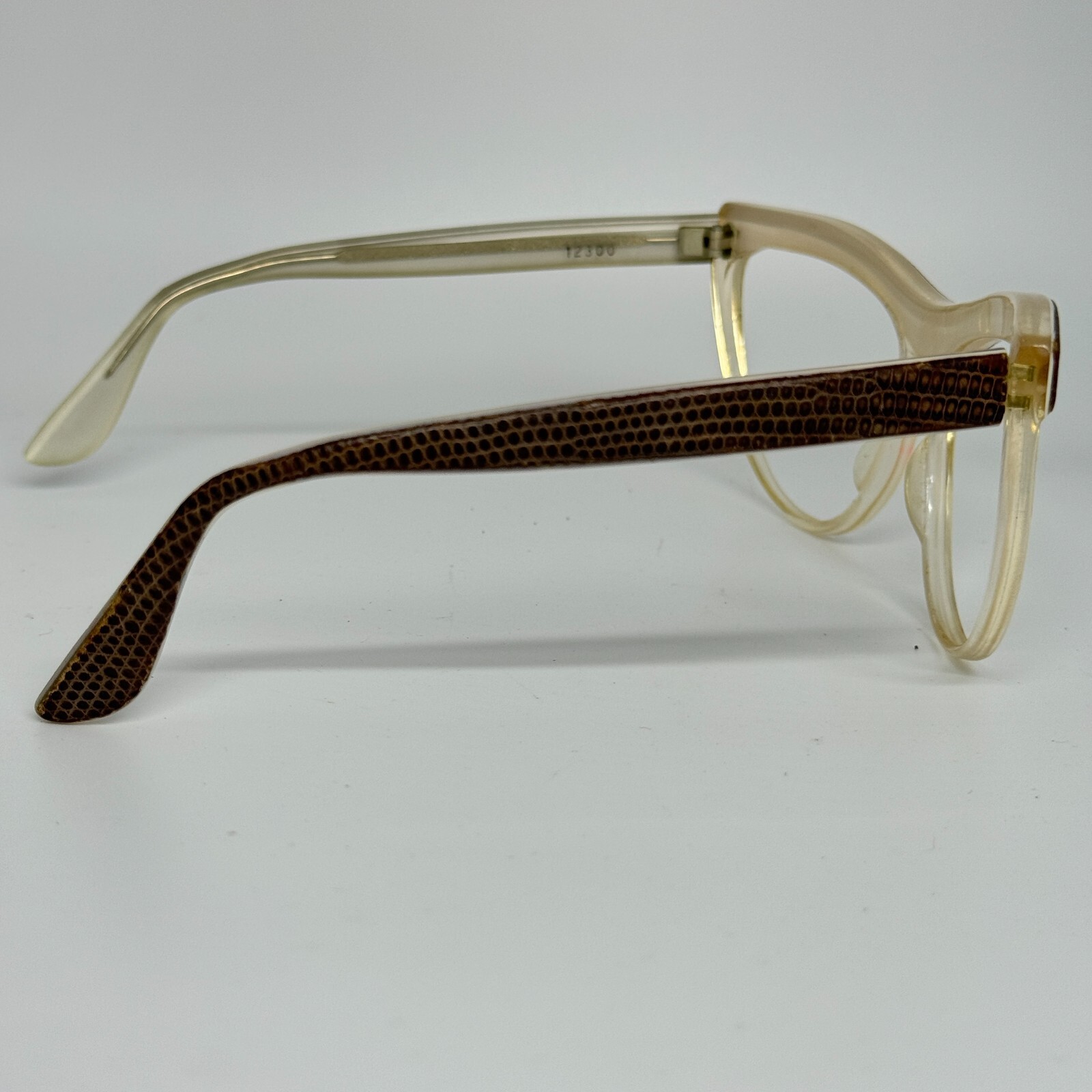 VINTAGE Prince Michel de Bourbon designer sunglasses snakeskin detail H441