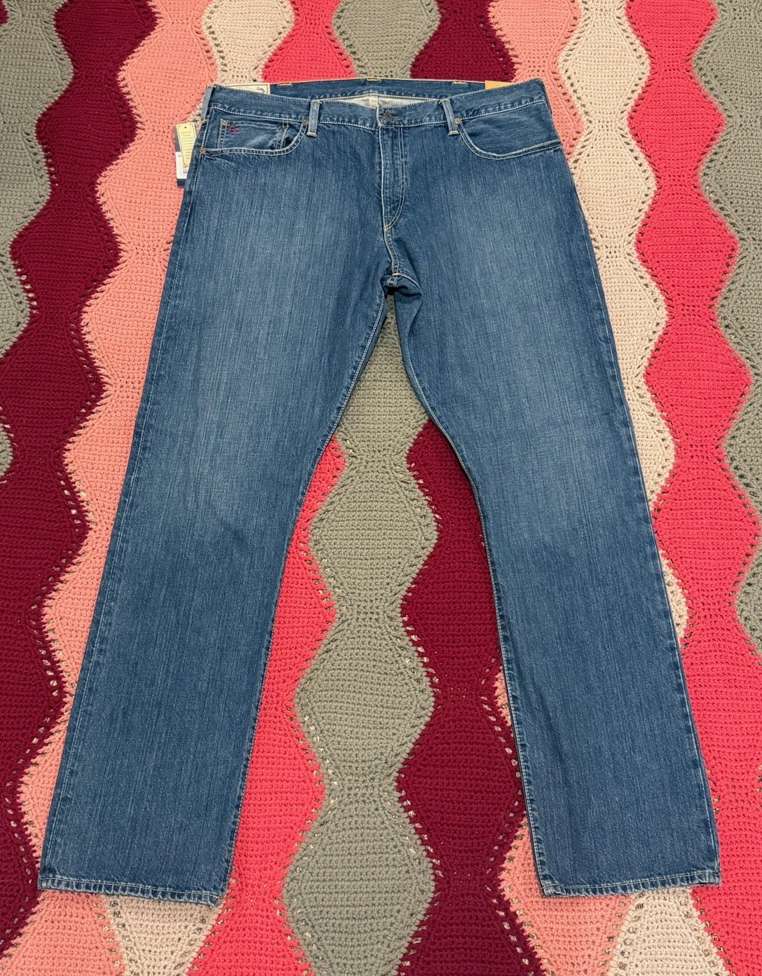 VINTAGE Polo Ralph Lauren Jeans The Hampton Straight DEADSTOCK With Tags W38 L34